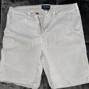 Grey American Eagle Khaki Shorts